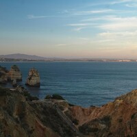 Ponta da Piedade, looking northeast toward Portimão